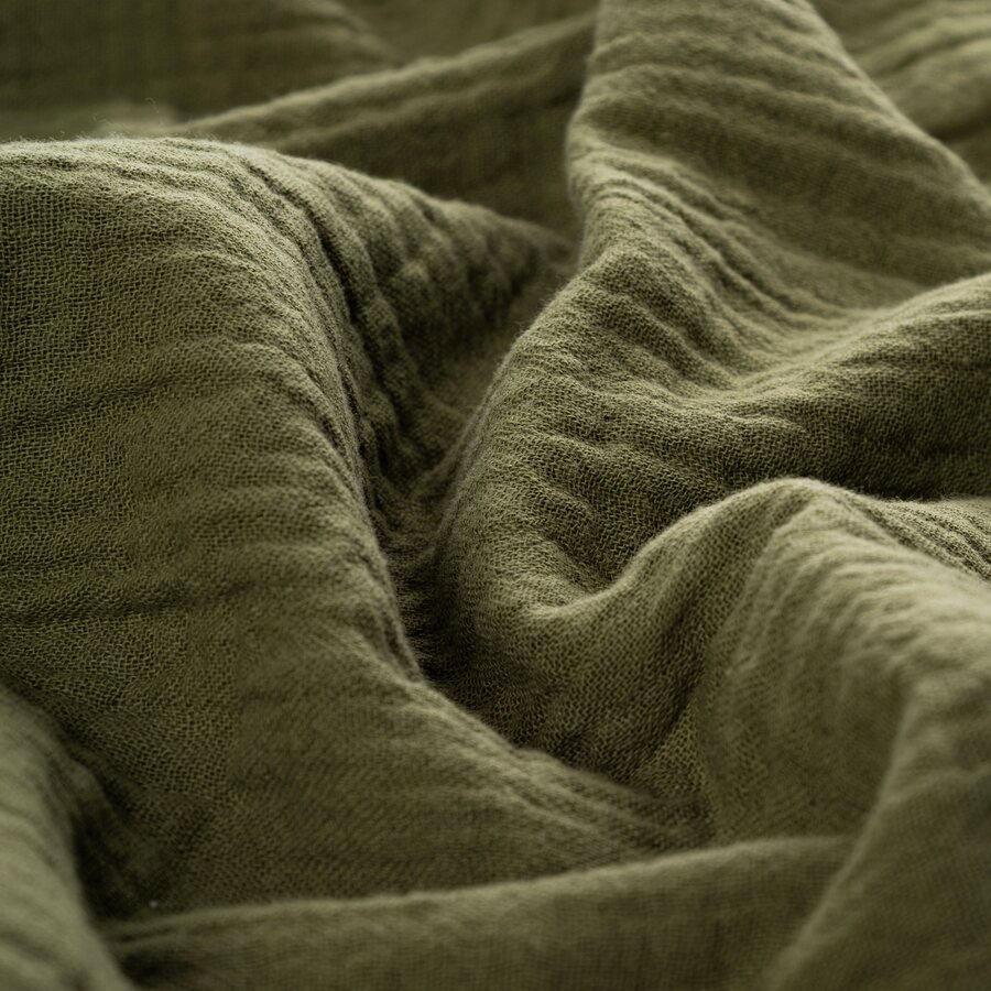 Muslin towels at home