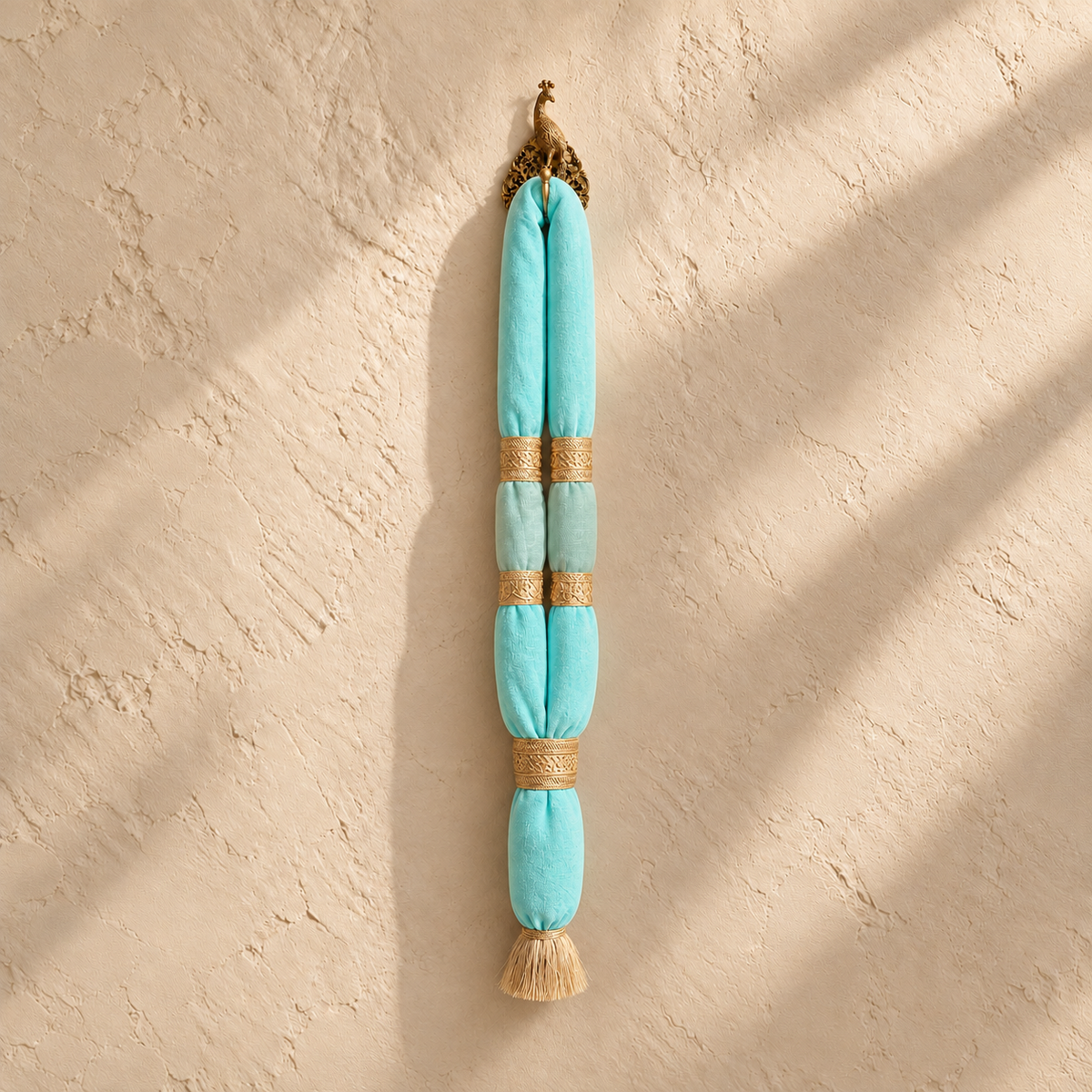 The Malar Maala by White Flowerr, cotton muslin ceremonial towel garland